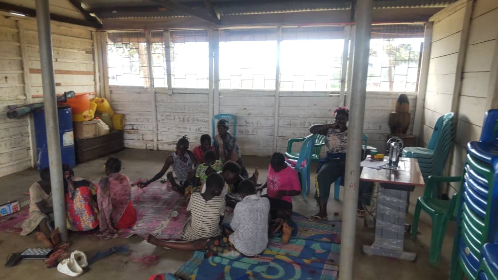 Children engaged in educational games